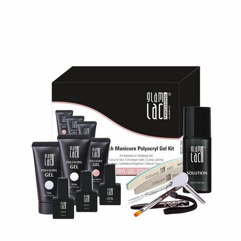GlamLac French Manicure Polyacryl Gel Kit